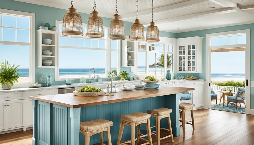 coastal kitchen island