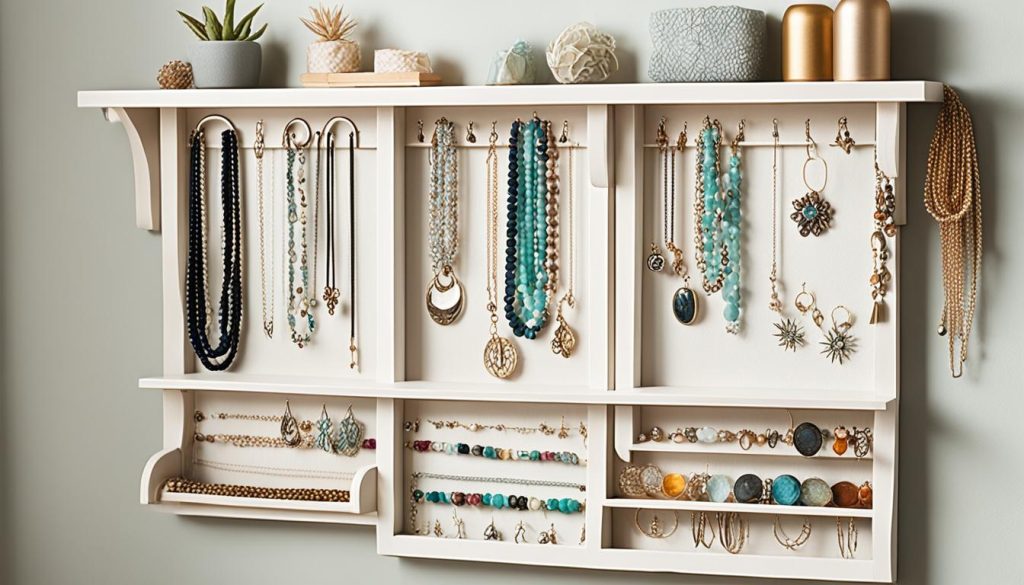 jewelry storage as decor