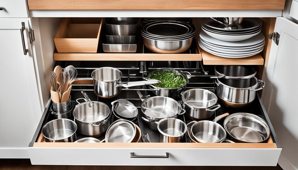 kitchen cabinet storage