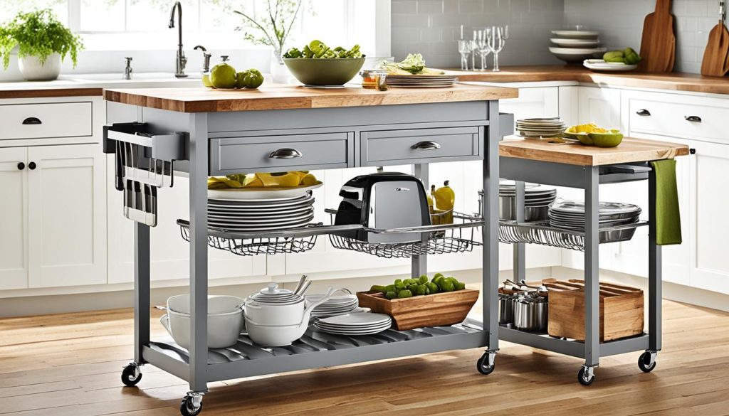 kitchen island cart styles