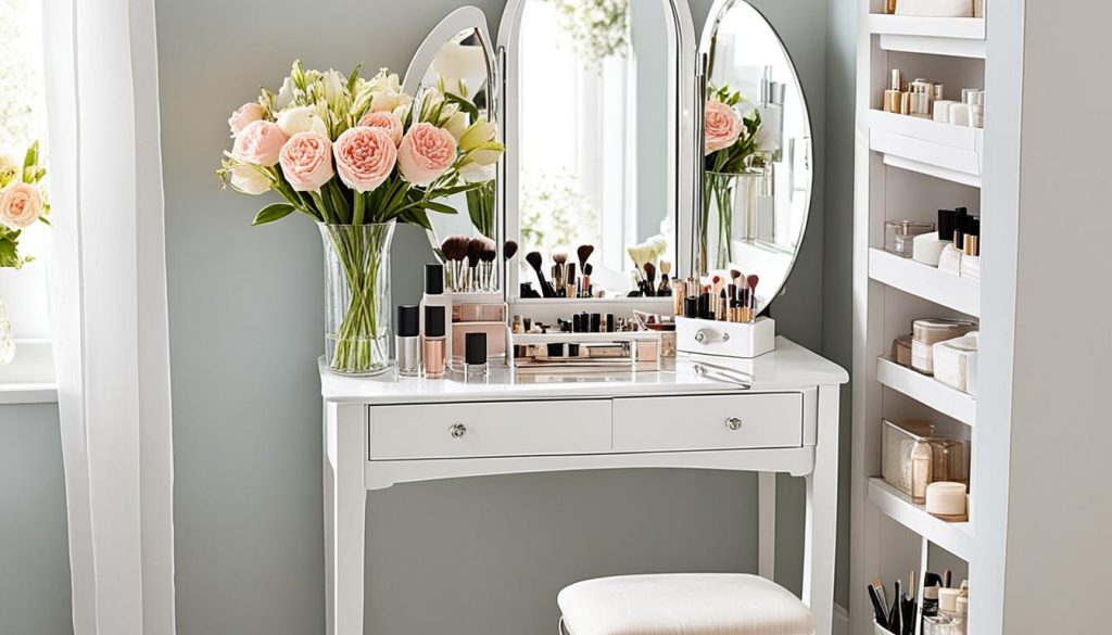 slim dressing table