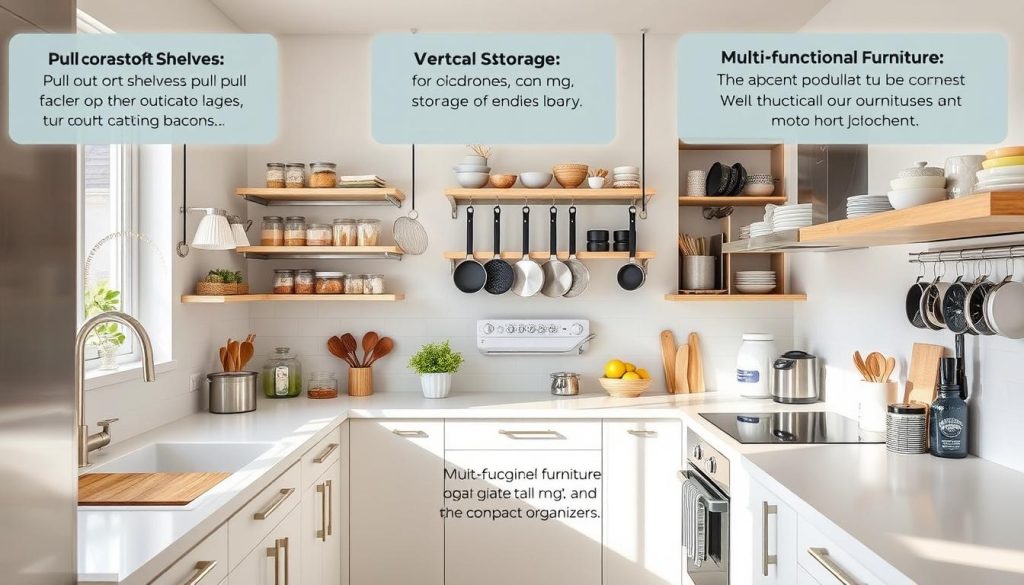 Small kitchen storage hacks