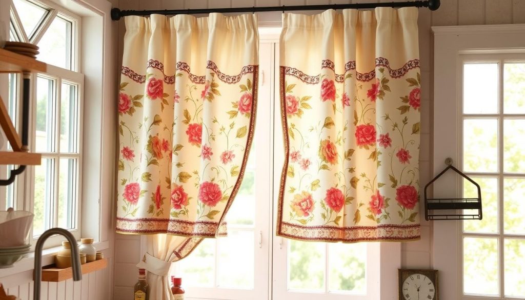 farmhouse style kitchen curtains