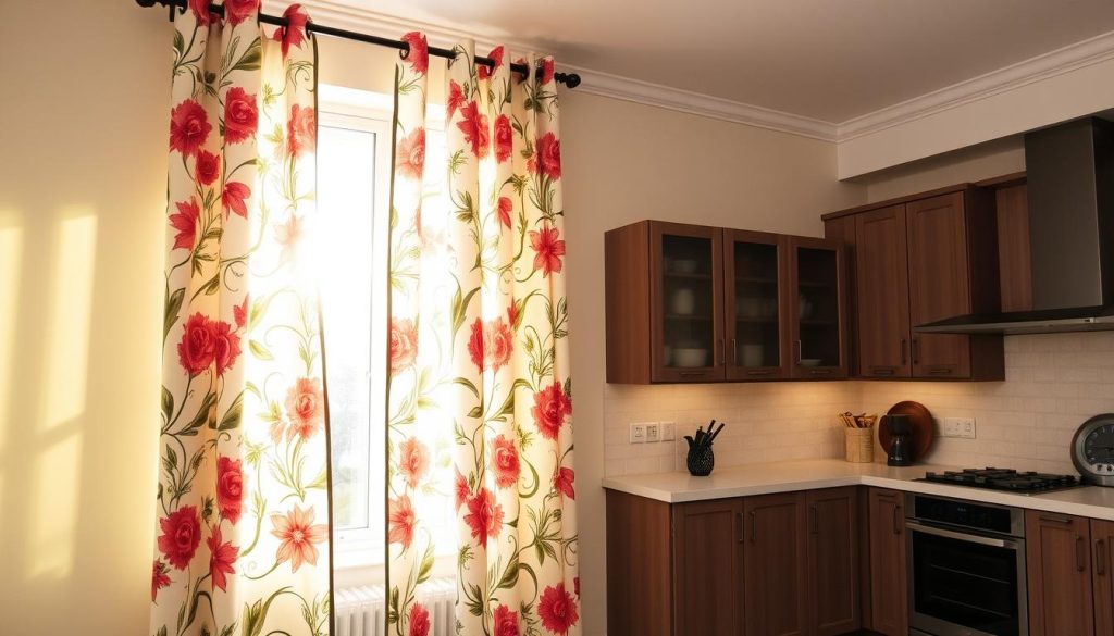 floor-length curtains