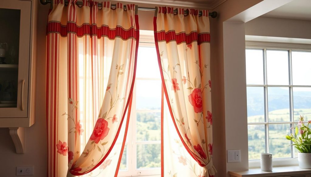 patterned curtains