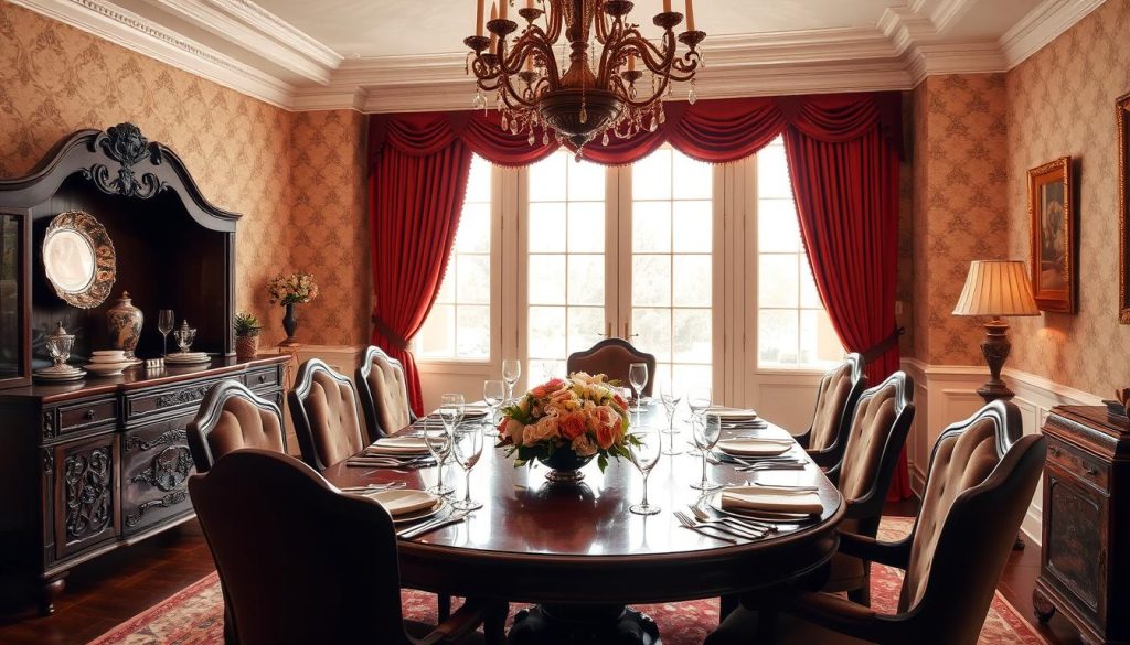 traditional dining room