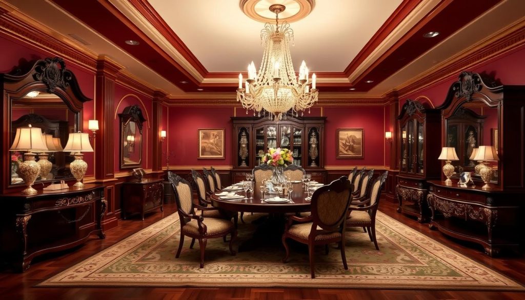 traditional dining room color schemes