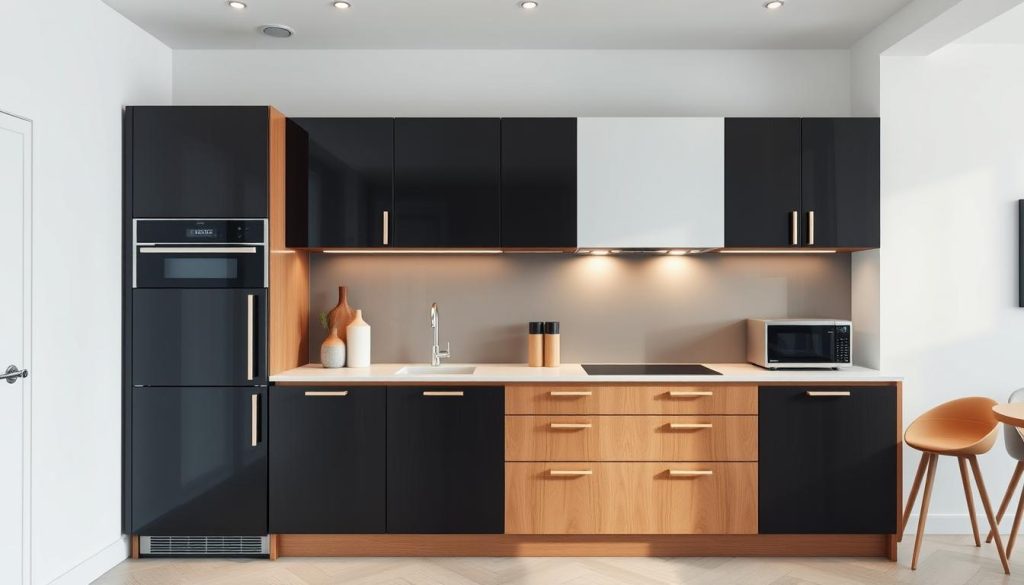 two-tone cabinets